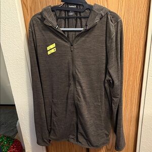 Hurley Charcoal Full-Zip Hoodie